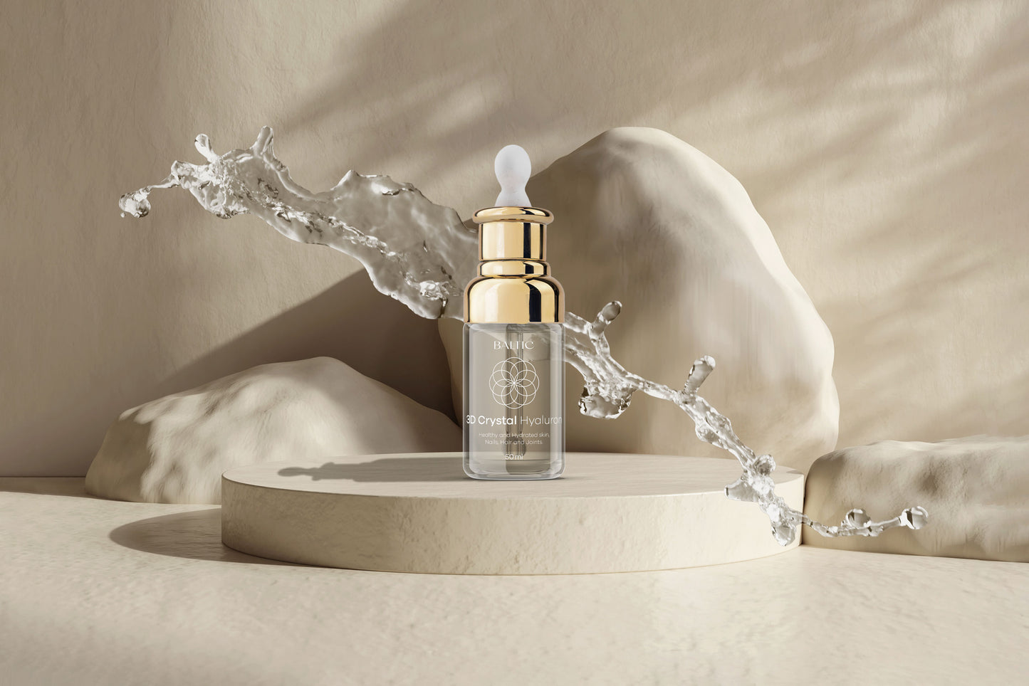 3D Crystal Hyaluron Vitamine & Nahrungsergänzungsmittel