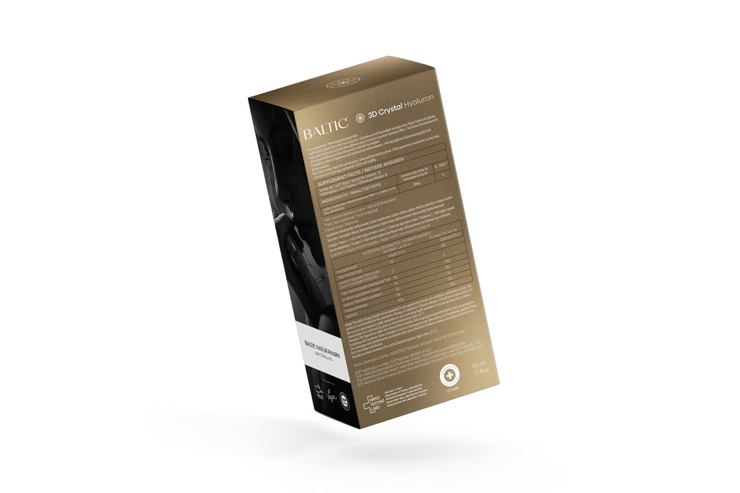3D Crystal Hyaluron Vitamine & Nahrungsergänzungsmittel