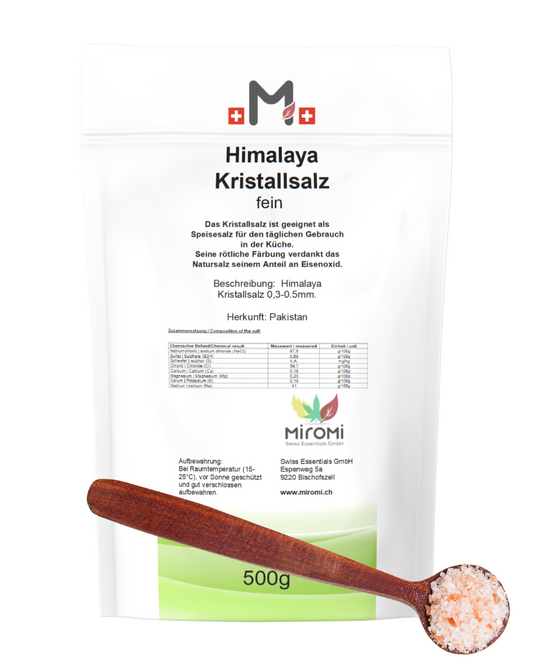 Himalaya Kristallsalz fein gemahlen 500g kaufen | MIROMI Schweiz