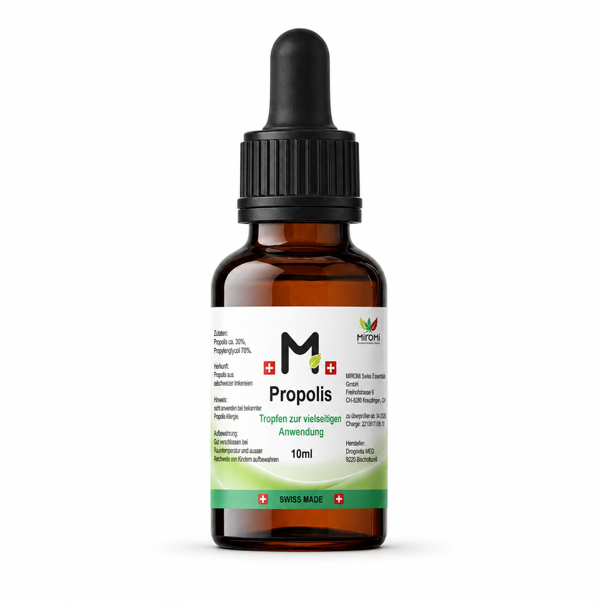 Propolis – Originalverpackung allein auf weissem Hintergrund