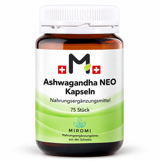 Capsule Ashwagandha NEO – immagine del prodotto MIROMI, 75 pezzi