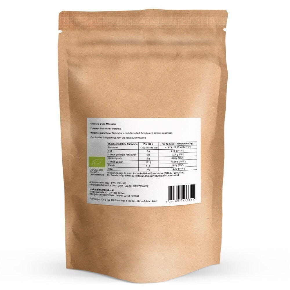 spirulina Zutaten 