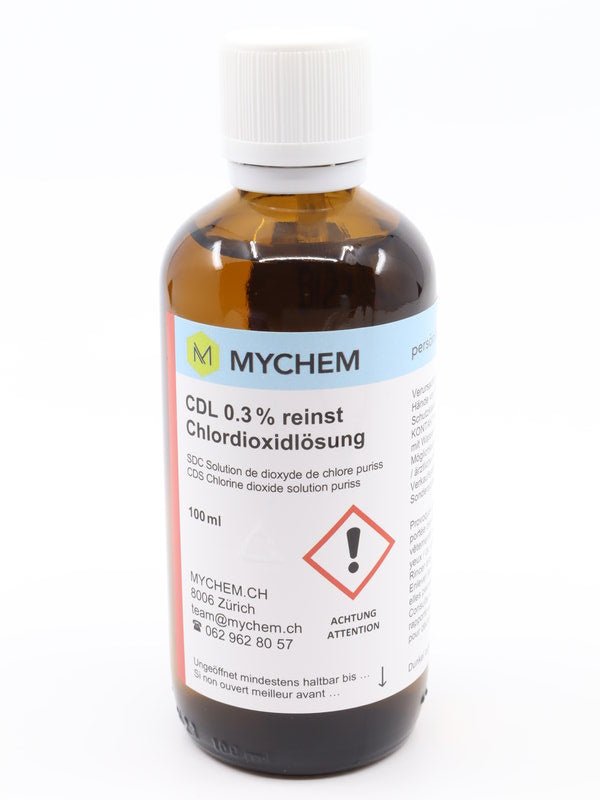 CDL CHLORDIOXIDLÖSUNG REINST 0.3% 100ml - MIROMI - Swiss Essentials GmbH