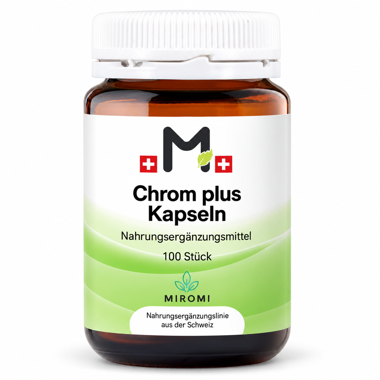 Chrom plus Kapseln – MIROMI Produktbild, 100 Stück