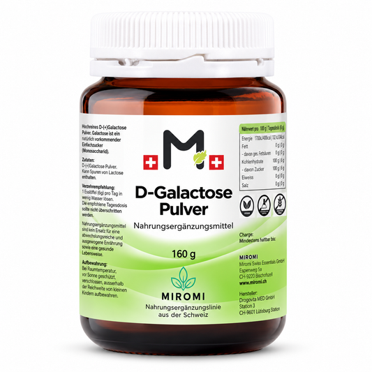 Polvere di D-galattosio – immagine del prodotto MIROMI, 160 g