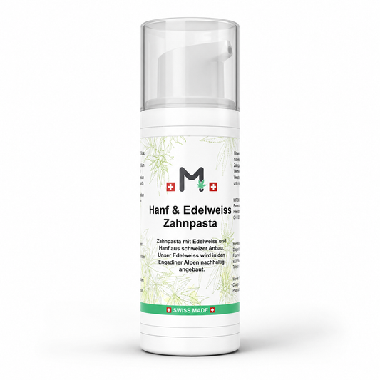Edelweiss Zahnpasta ohne Fluoride  |   MIROMI Swiss Essentials GmbH