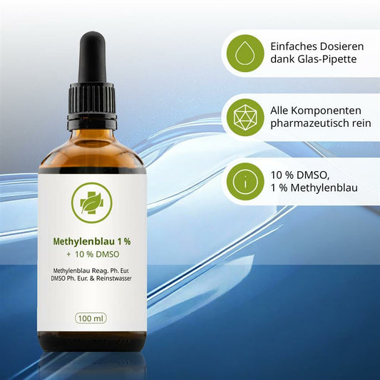  Methylenblau 1% in 10% DMSO-Lösung 100 ml kaufen | MIROMI Schweiz 