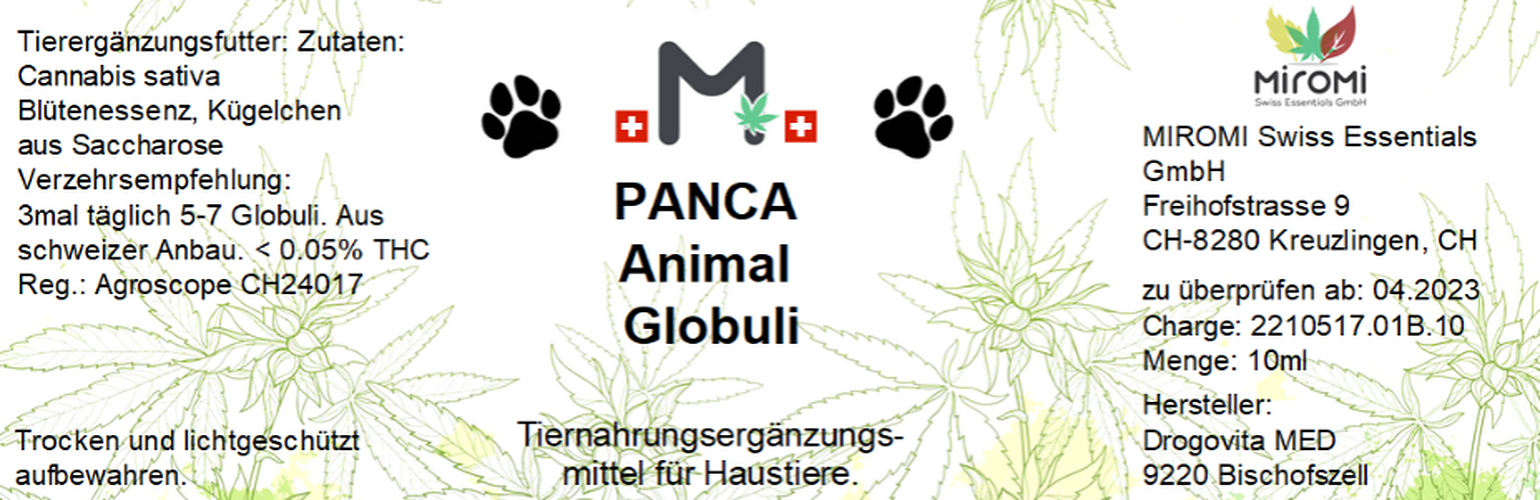 PANACA Animal Hanf Globul  |   MIROMI Swiss Essentials GmbH