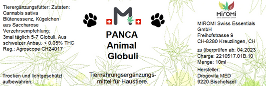 PANACA Animal Hanf Globul  |   MIROMI Swiss Essentials GmbH