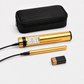 PowerTube Gold: dispositivo con sonda, custodia e batteria.