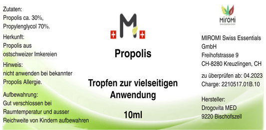 Propolis  |   MIROMI Swiss Essentials GmbH