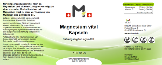 Magnesium vital Kapseln