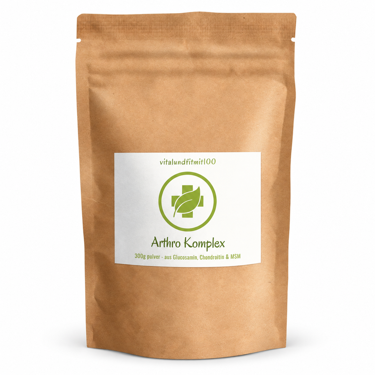 Arthro Komplex MSM Pulver 300 g – Produktverpackung auf weissem Hintergrund
