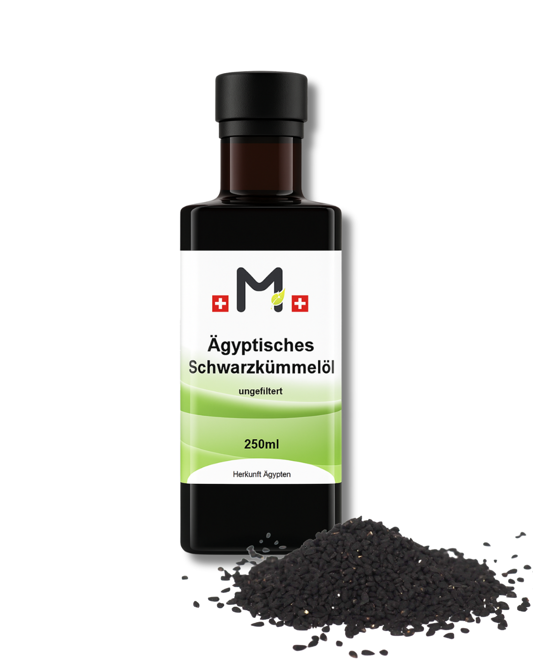Ägyptisches  Schwarzkümmelöl 250ml kaufen | MIROMI Schweiz 