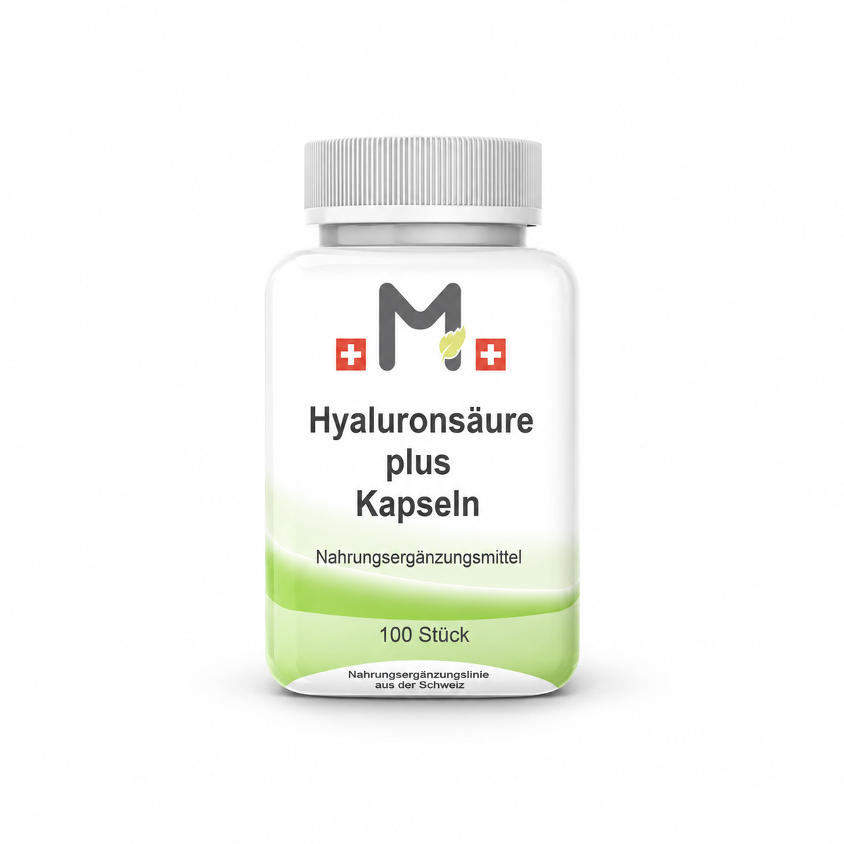 MIROMI Hyaluronsäure plus Kapseln, 100 Stück: geschlossene Produktdose auf weissem Hintergrund.