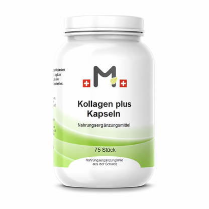 MIROMI Kollagen plus Kapseln, 75 Stück: weisse Dose einzeln von vorn.