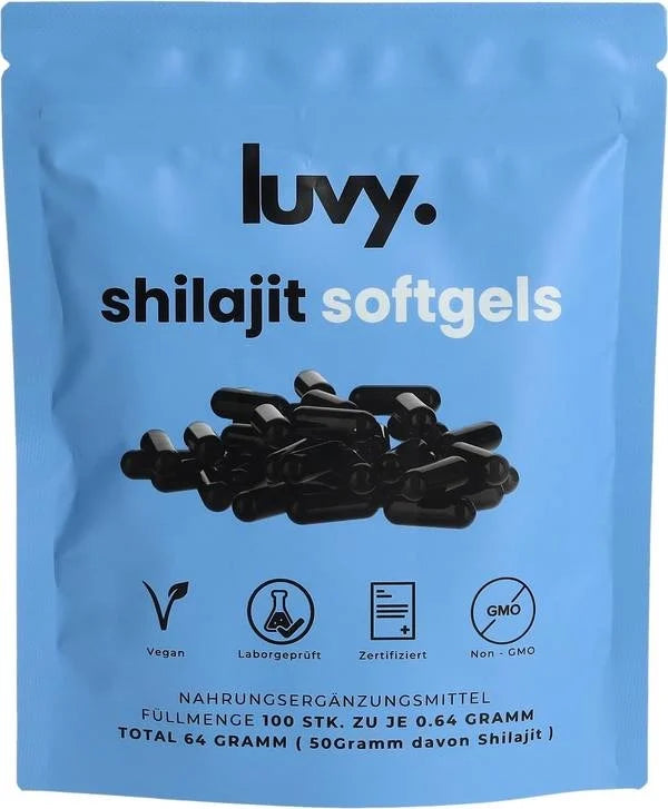 luvy. Shilajit Softgels