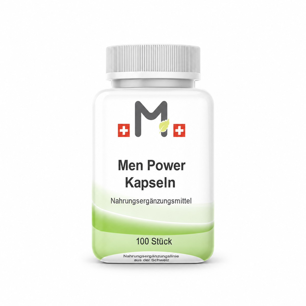 MIROMI Men Power Kapseln, 100 Stück: geschlossene Produktdose auf weissem Hintergrund.