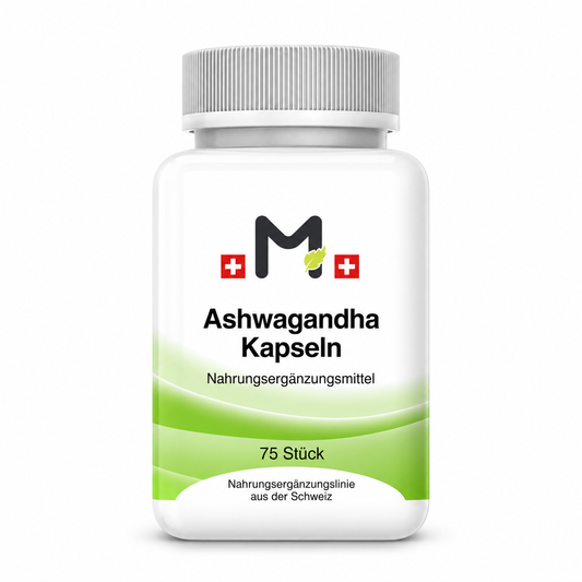 MIROMI Ashwagandha Kapseln, Dose mit neuer Etikette, 75 Stück