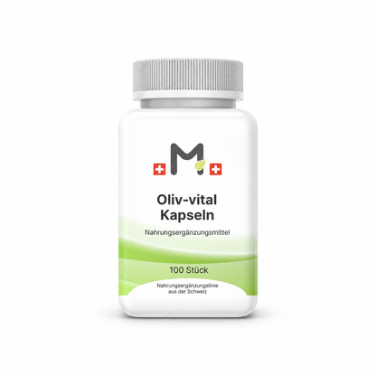 Oliven Vital Kapseln – Produktverpackung auf weissem Hintergrund