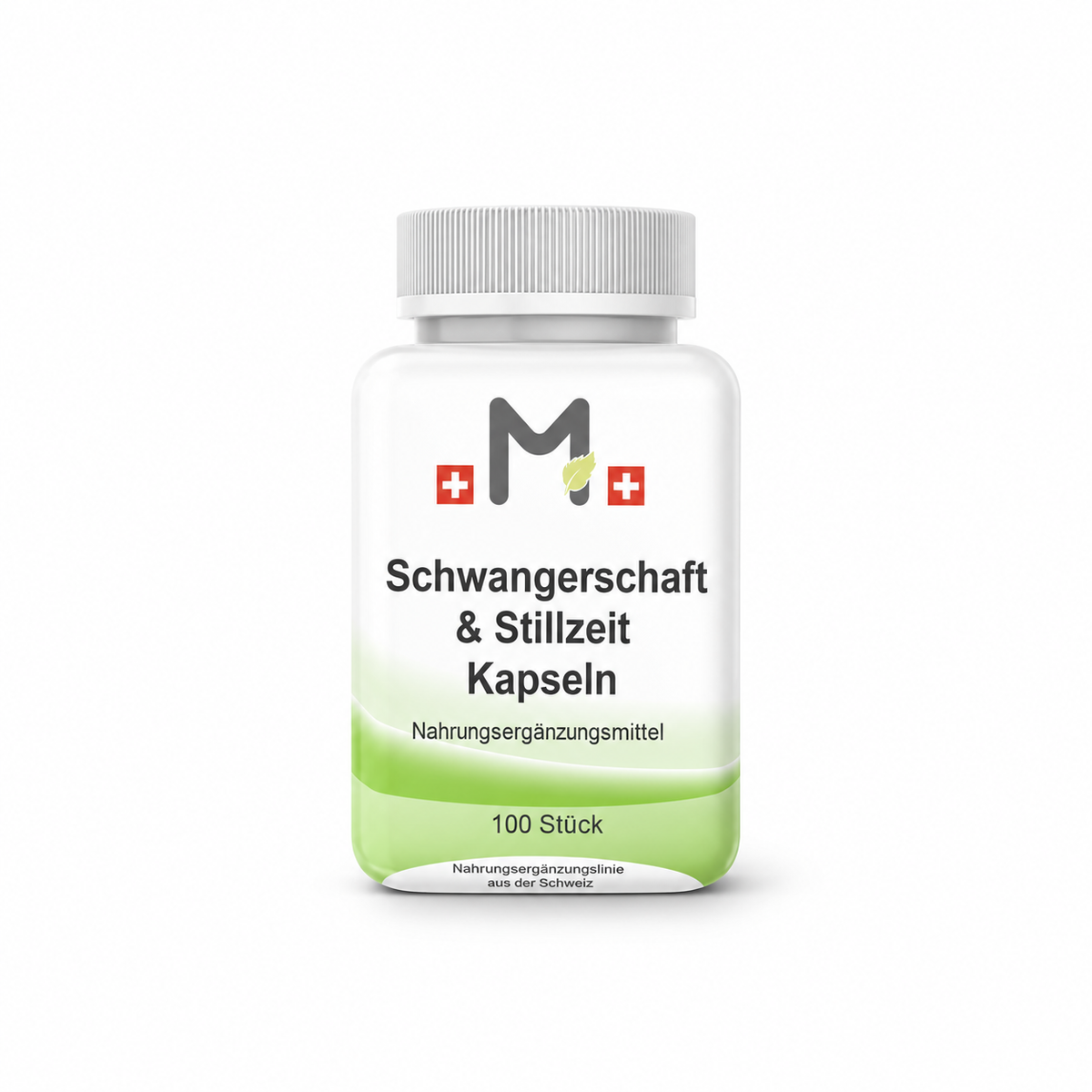 MIROMI Schwangerschaft & Stillzeit Kapseln, 100 Stück: geschlossene Produktdose auf weissem Hintergrund.
