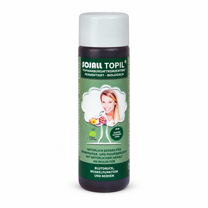 SOJALL Topil – Produktverpackung, Vorderseite auf weissem Hintergrund