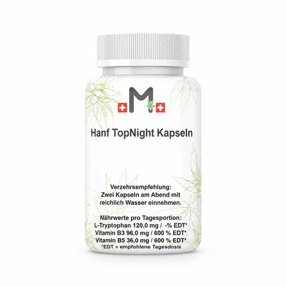 Top Night Kapseln – Produktverpackung auf weissem Hintergrund