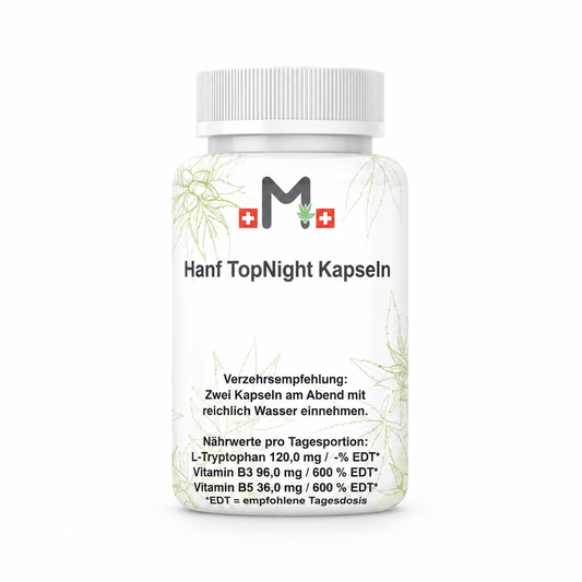 Top Night Kapseln – Produktverpackung auf weissem Hintergrund