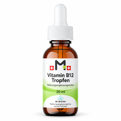 Vitamin B12 Tropfen – MIROMI Produktbild, 20 ml