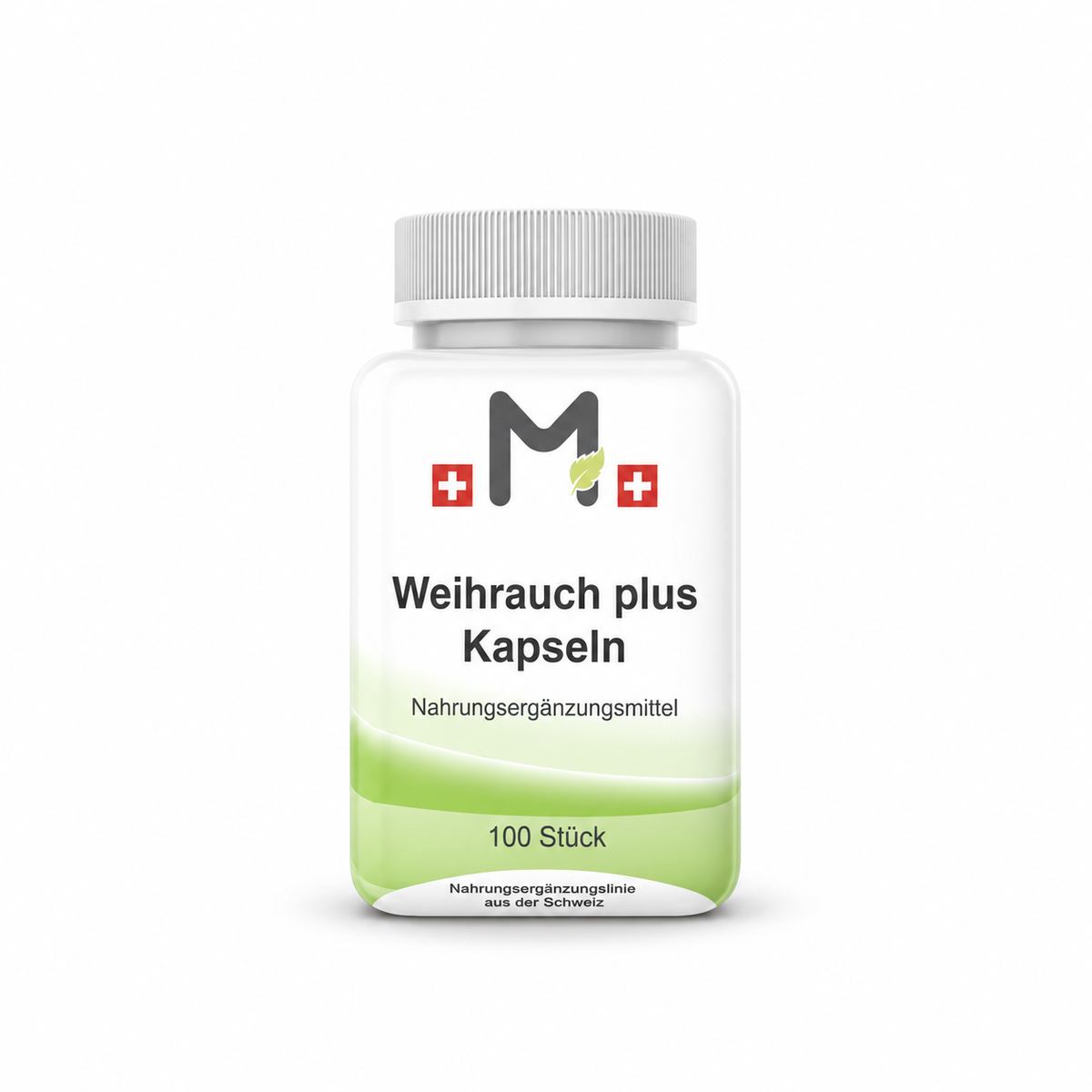 MIROMI Weihrauch plus Kapseln, 100 Stück: geschlossene Produktdose auf weissem Hintergrund.