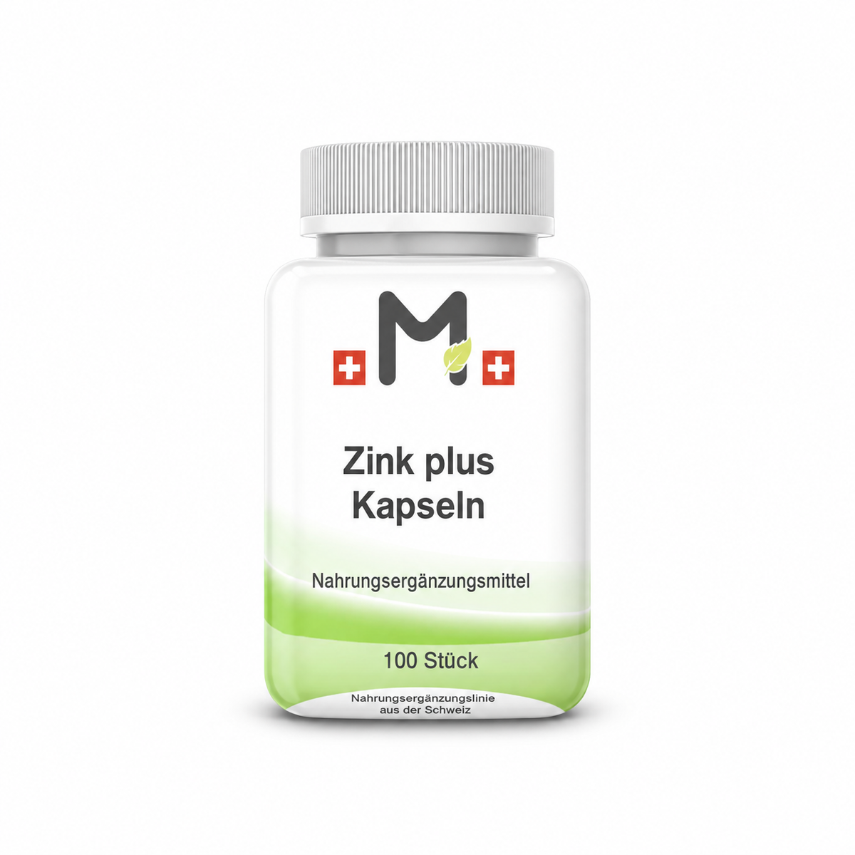 MIROMI Zink plus Kapseln, 100 Stück: geschlossene Produktdose auf weissem Hintergrund.