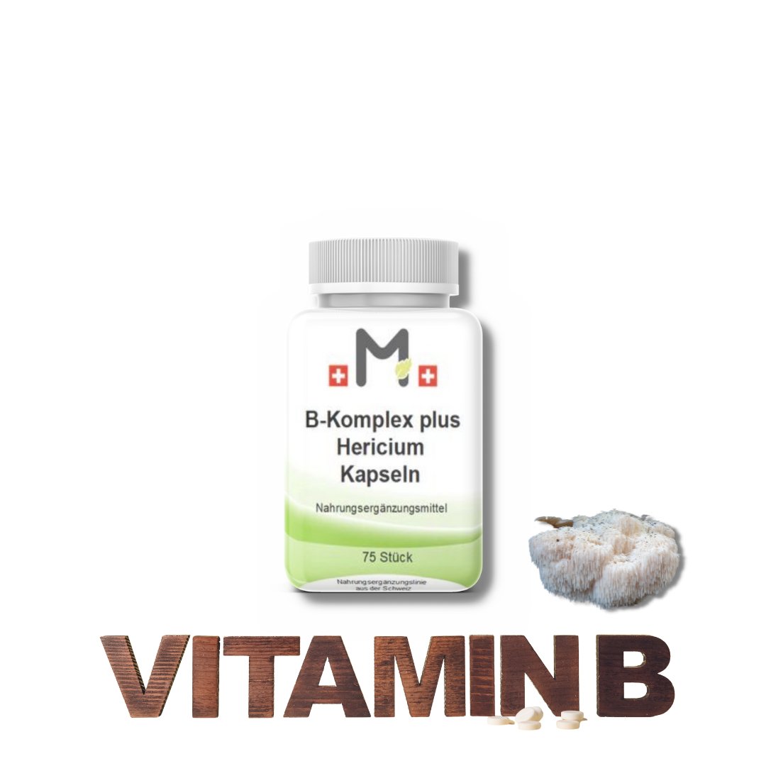  B-Komplex plus Hericium Kapseln kaufen | MIROMI Schweiz 