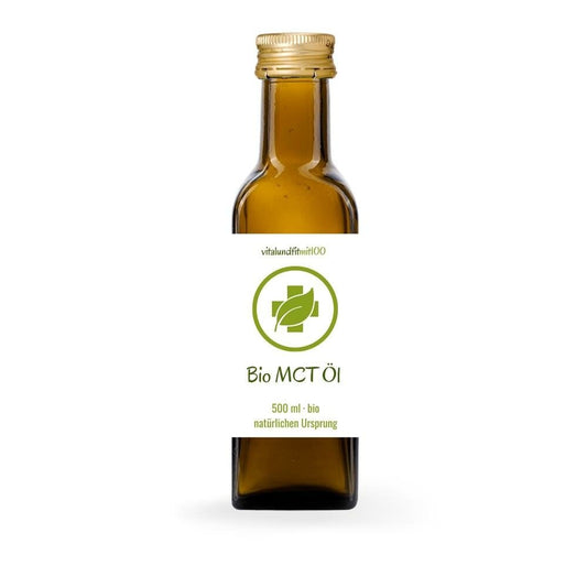 Bio MCT Öl 500 ml aus Kokosnüssen     MCT