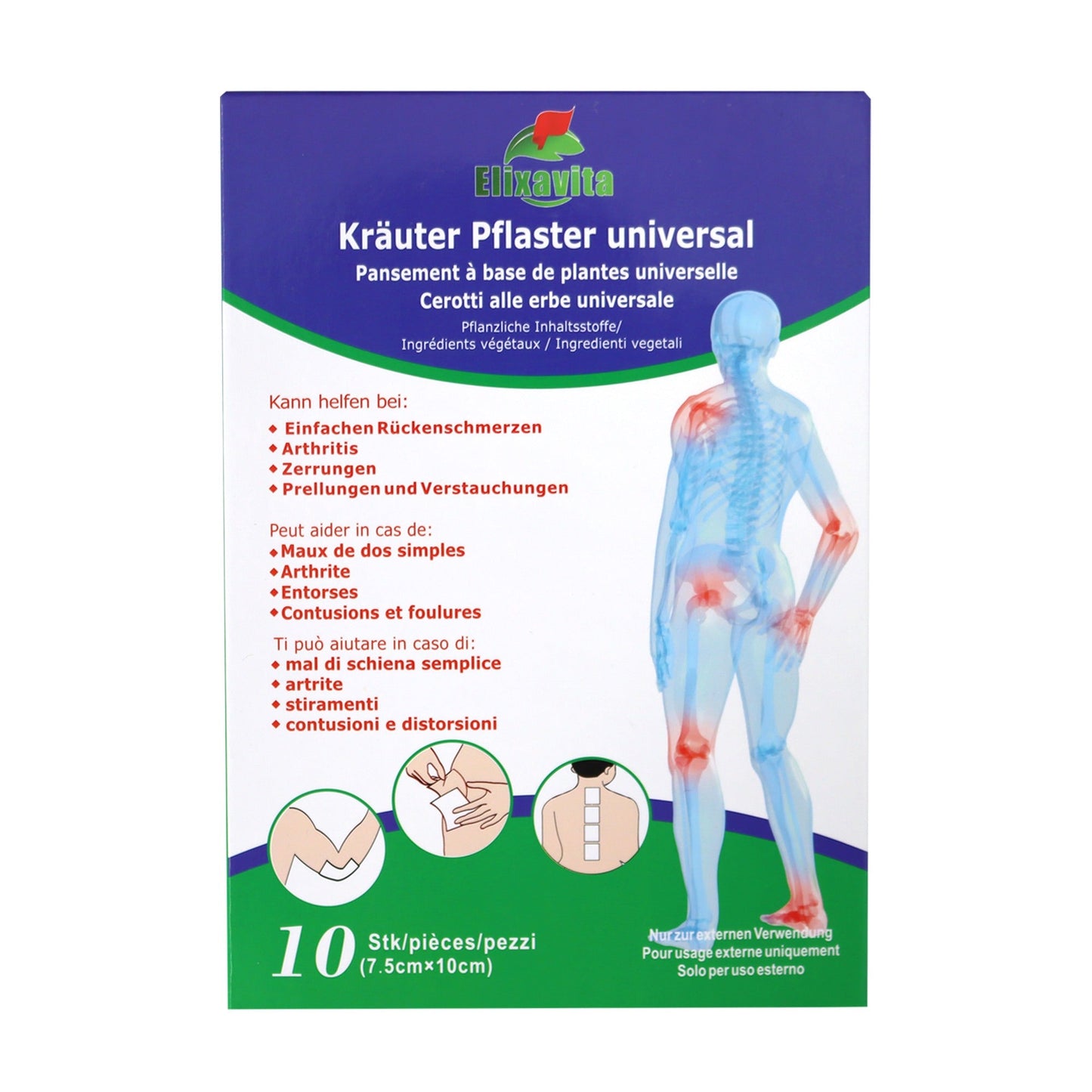 Original Kräuterpflaster Universal - MIROMI - Swiss Essentials GmbH