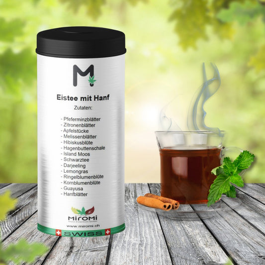 Eistee mit Hanf - MIROMI - Swiss Essentials GmbH
