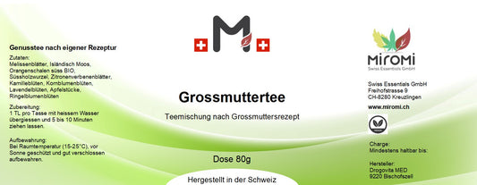 Grossmuttertee - MIROMI - Swiss Essentials GmbH