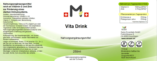 Vita Drink - MIROMI - Swiss Essentials GmbH